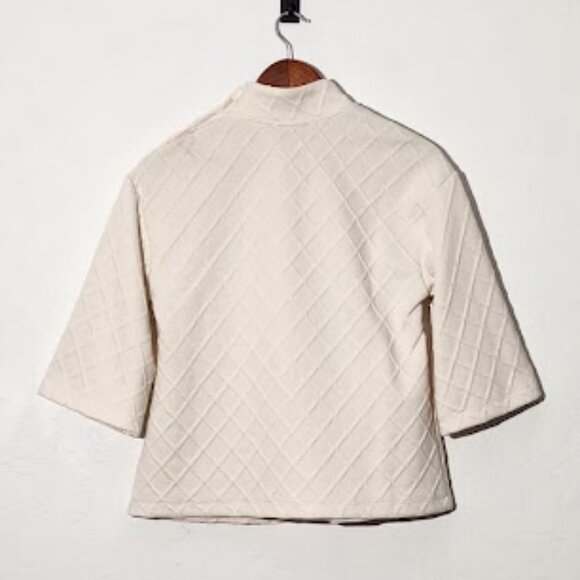 Sunday in Brooklyn (Anthropologie) Women's 3/4 Sleeve Mock Neck Sweater Sz Sm - Picture 3 of 4